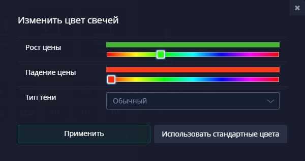 change in candle color