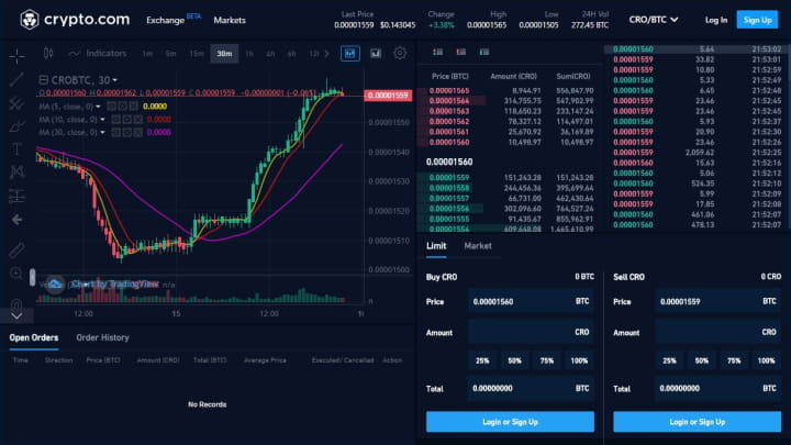 crypto com exchange terminal
