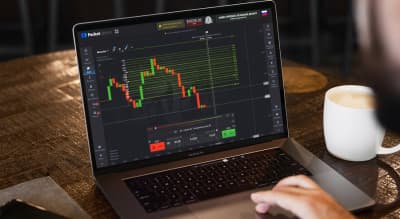 Fibonacci grid on the chart