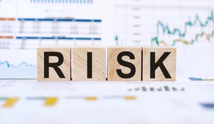 cubes with the word risk