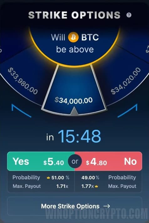 strike options on pocket option