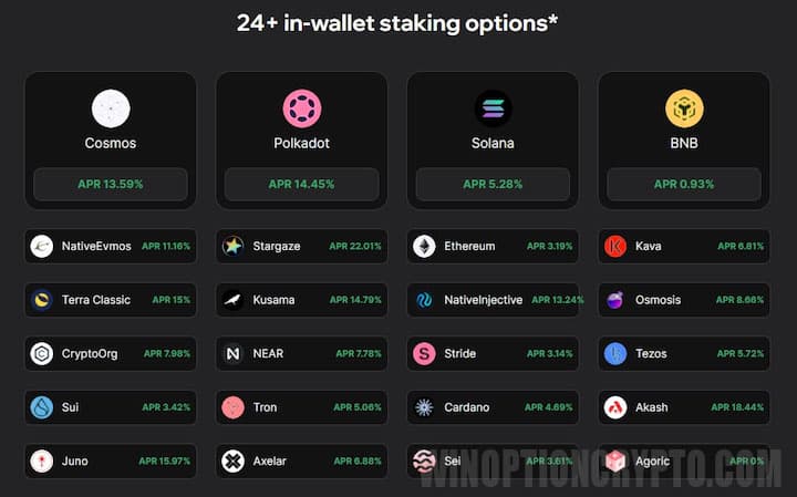 стейкинг в Trust Wallet 
