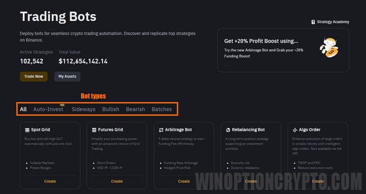 strategies for trading robots