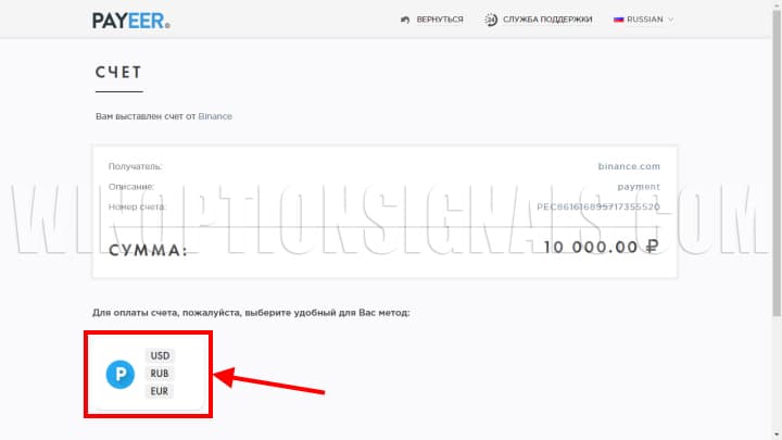 top up binance via payeer