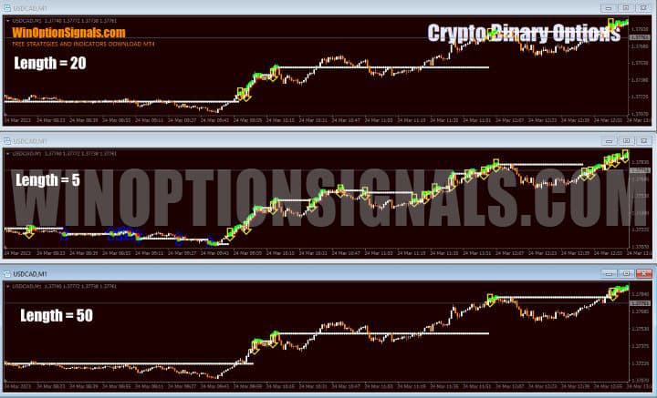 setting the length parameter in Crypto Binary Options