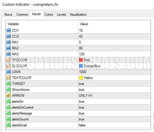 VuongNet Pro settings