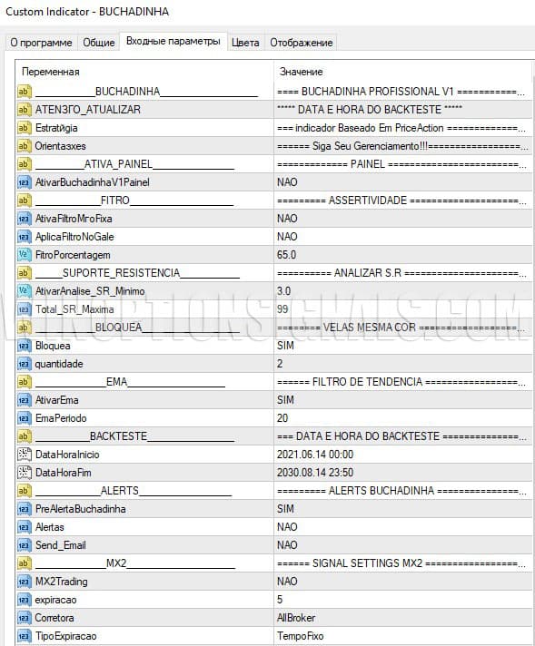 settings in BUCHADINHA