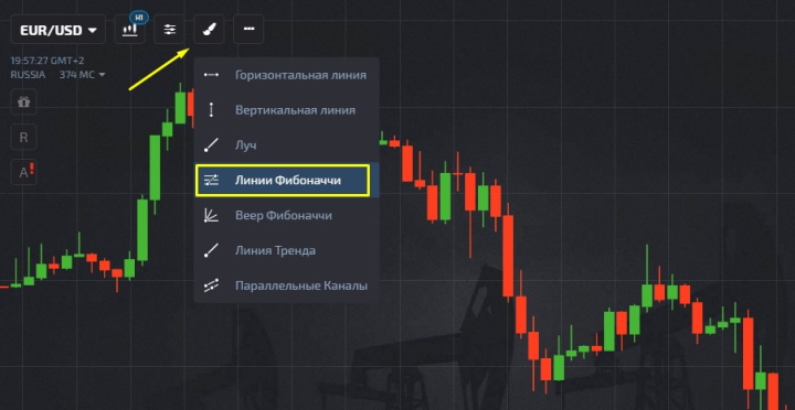Fibonacci lines