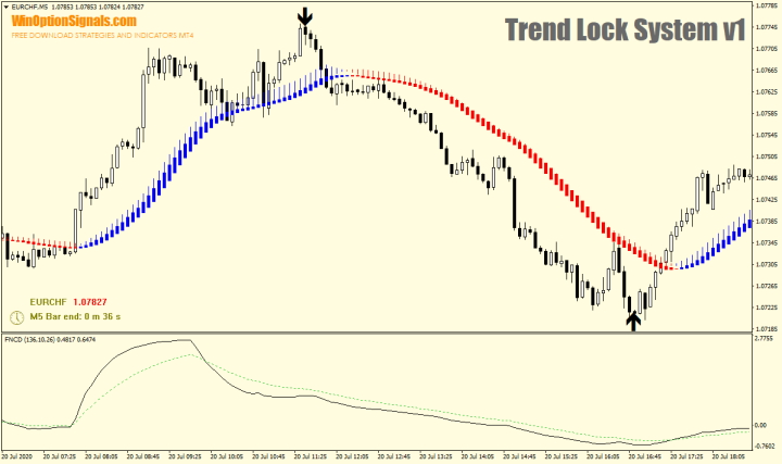 Binary options strategy Trend Lock System v1