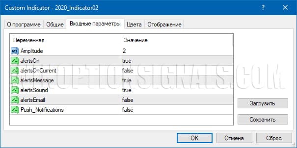histogram settings